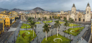 O centro histórico de Lima