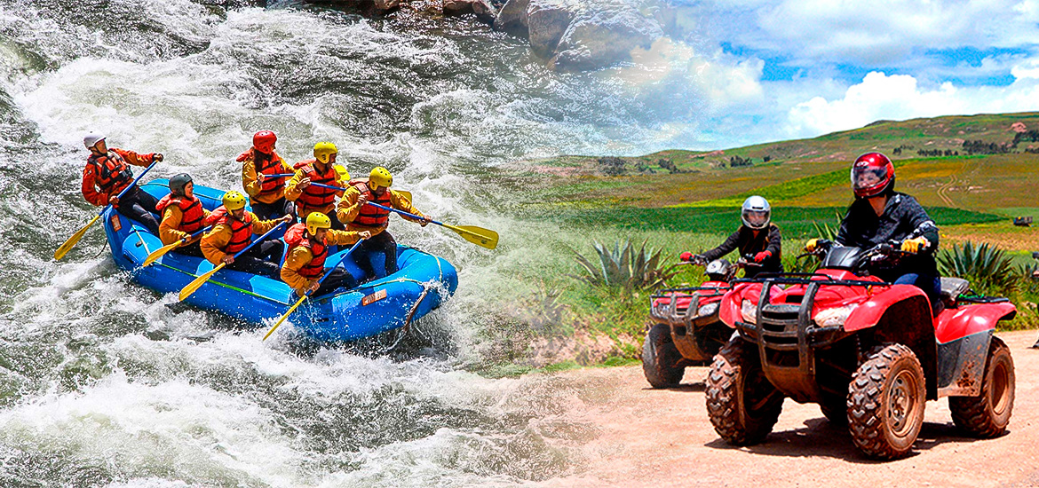 Rafting e quadriciclo são aventuras imperdíveis para fazer em Cusco.